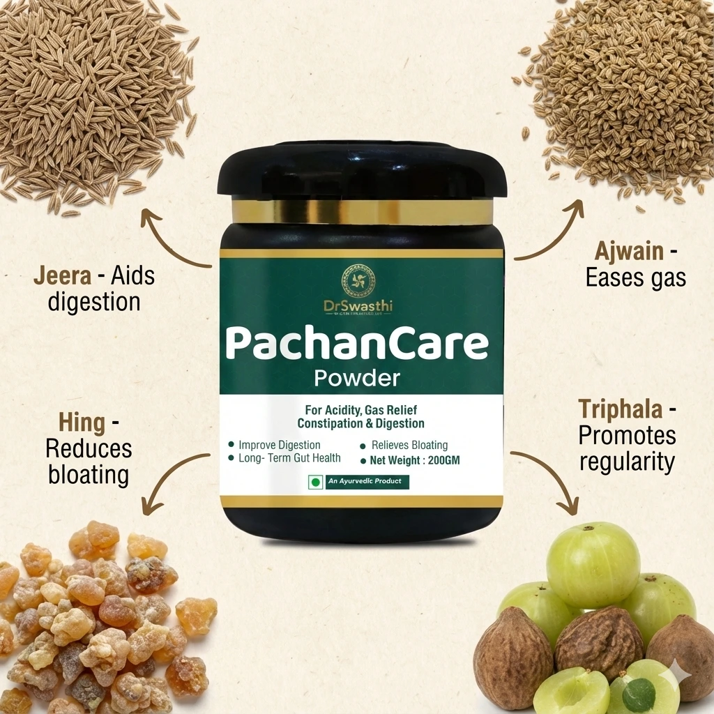 pachancare digestive powder instant relief from gas & acidity